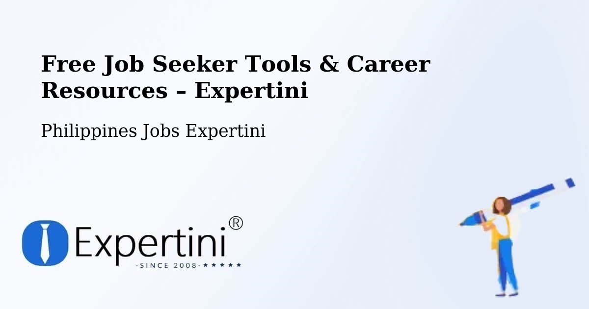 Free Job Seeker Tools & Career Resources – Sampao - Sampao, Philippines Jobs Expertini